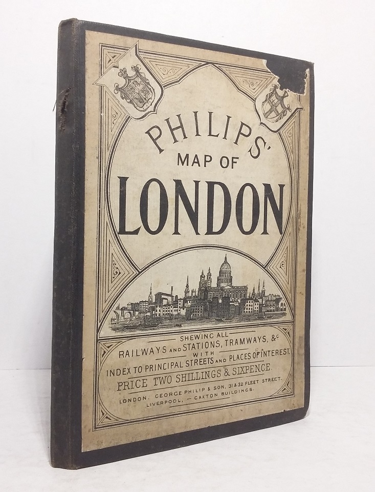 Philips' map of London and its environs