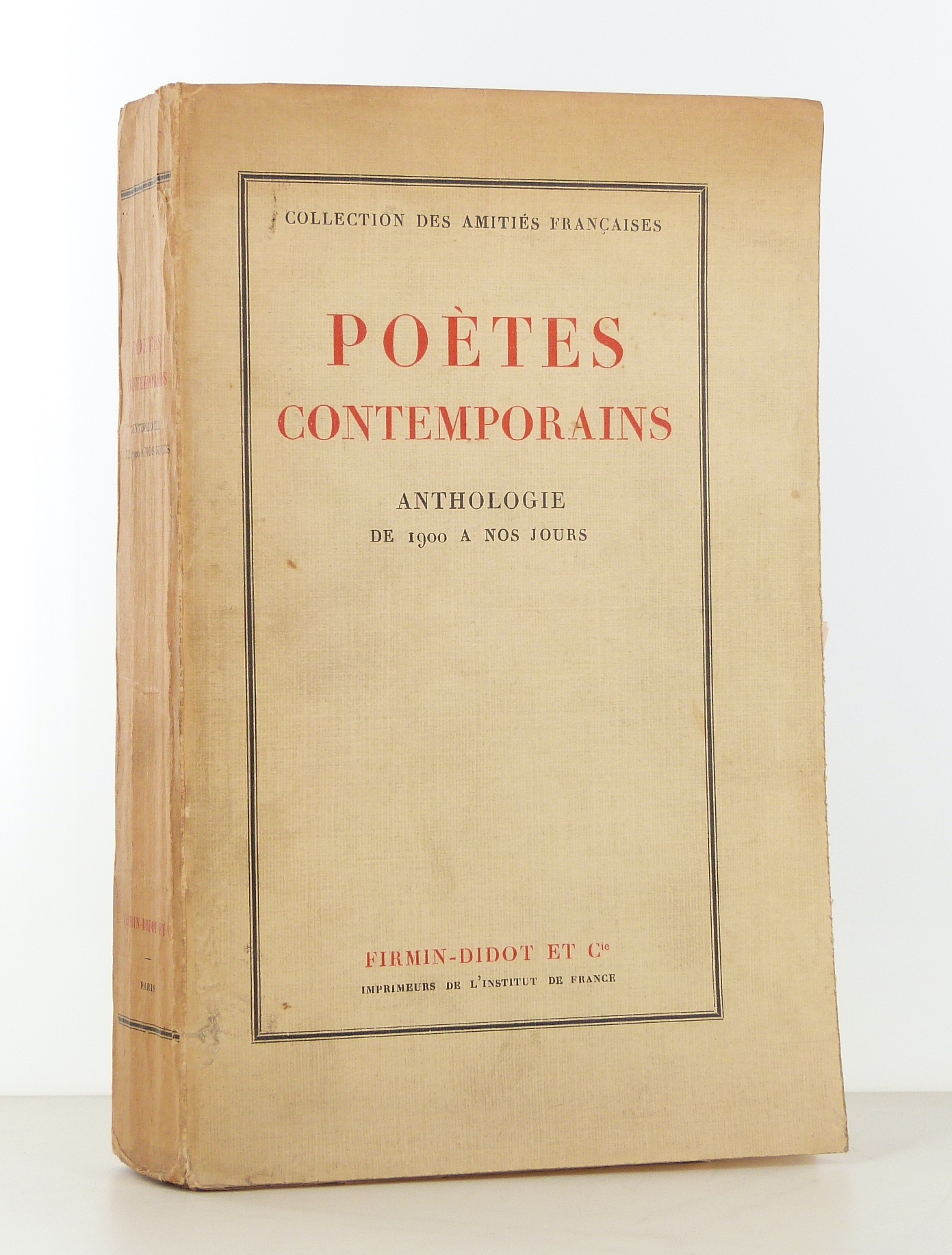 Poètes contemporains. Anthologie de 1900 à nos jours.