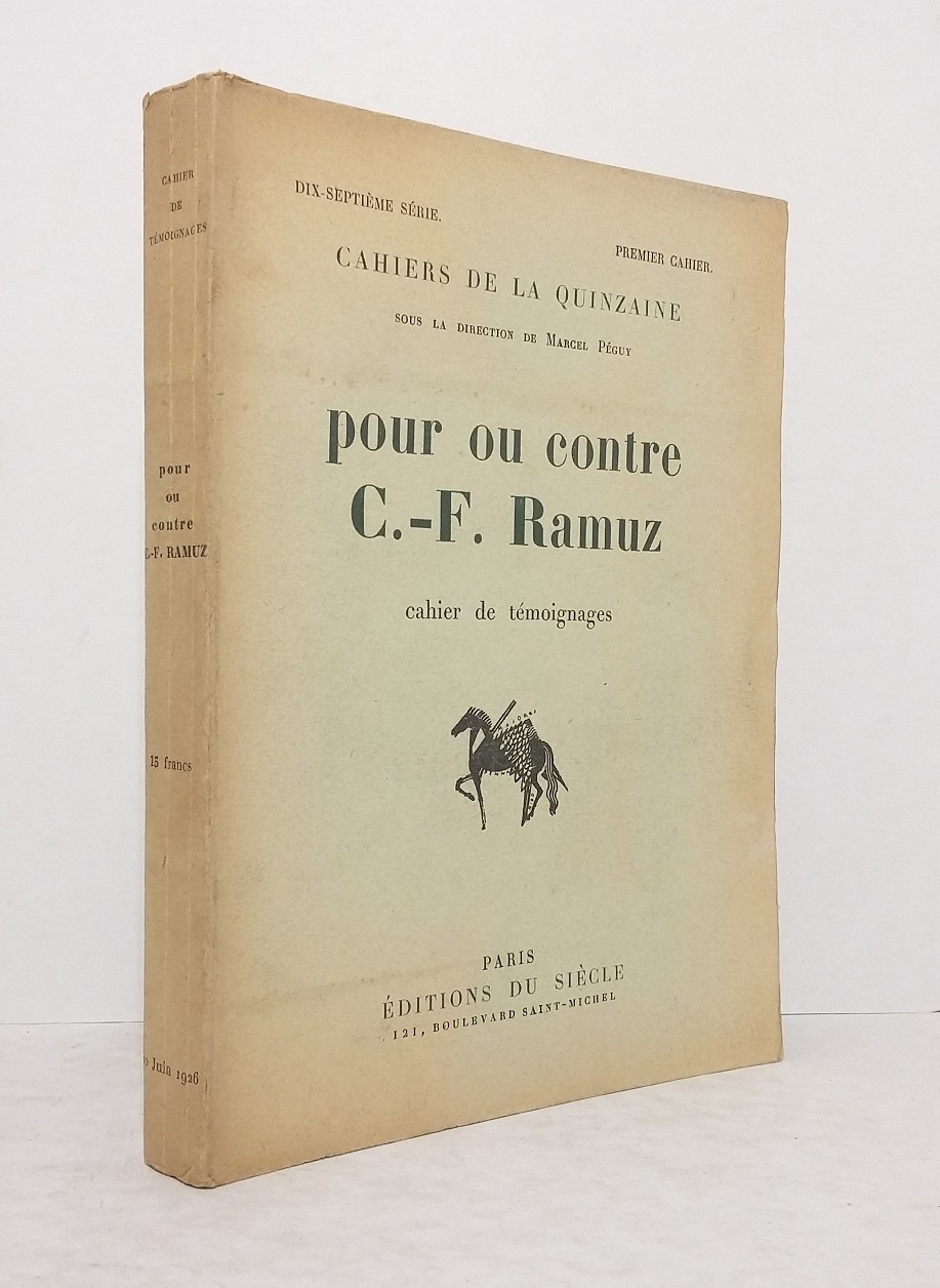 Pour ou contre C.-F. Ramuz