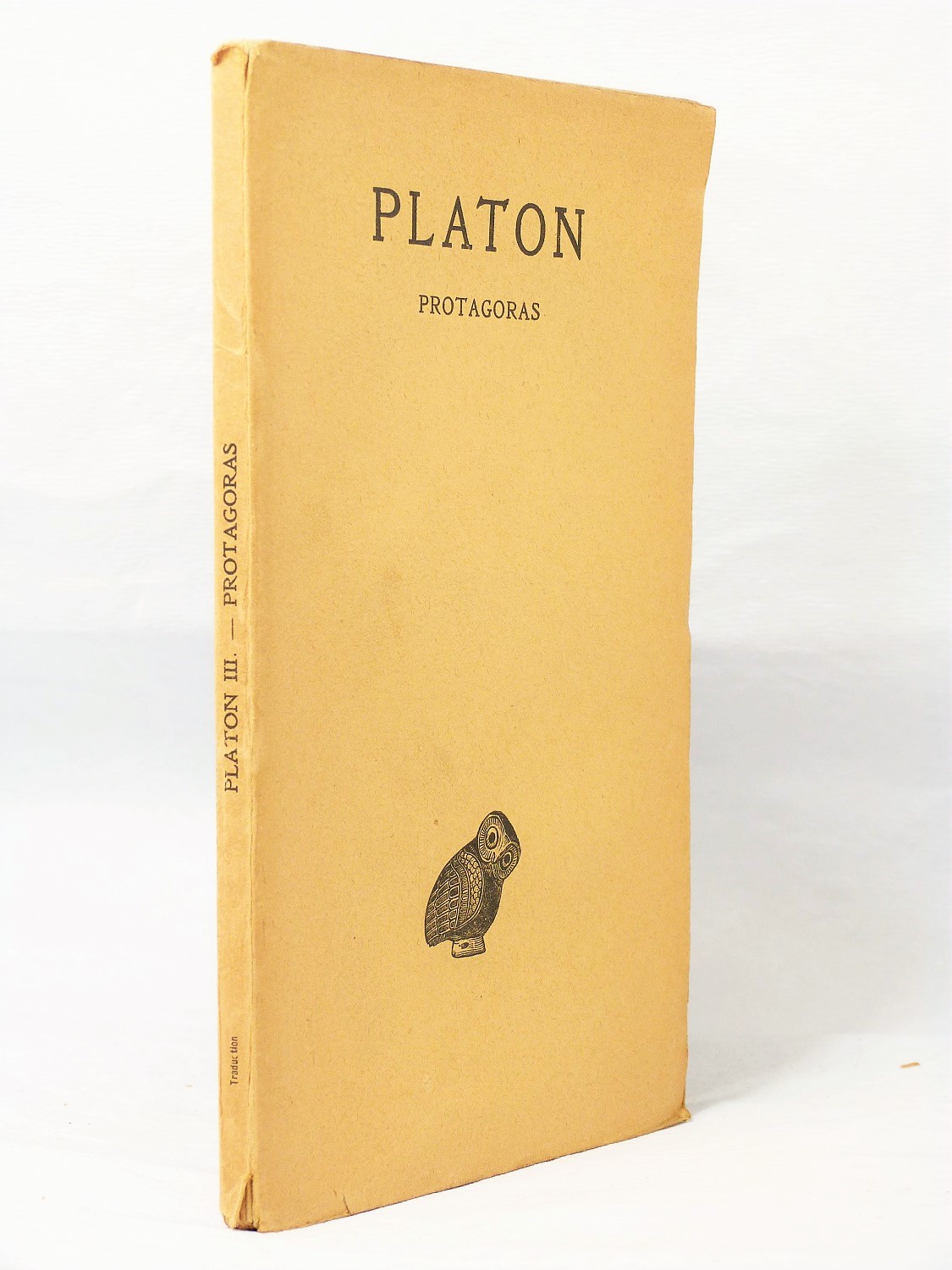 Oeuvres complètes. Tome III. 1ère partie. Protagoras