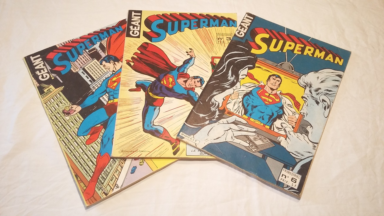 Superman géant  n° 2;3 et 6