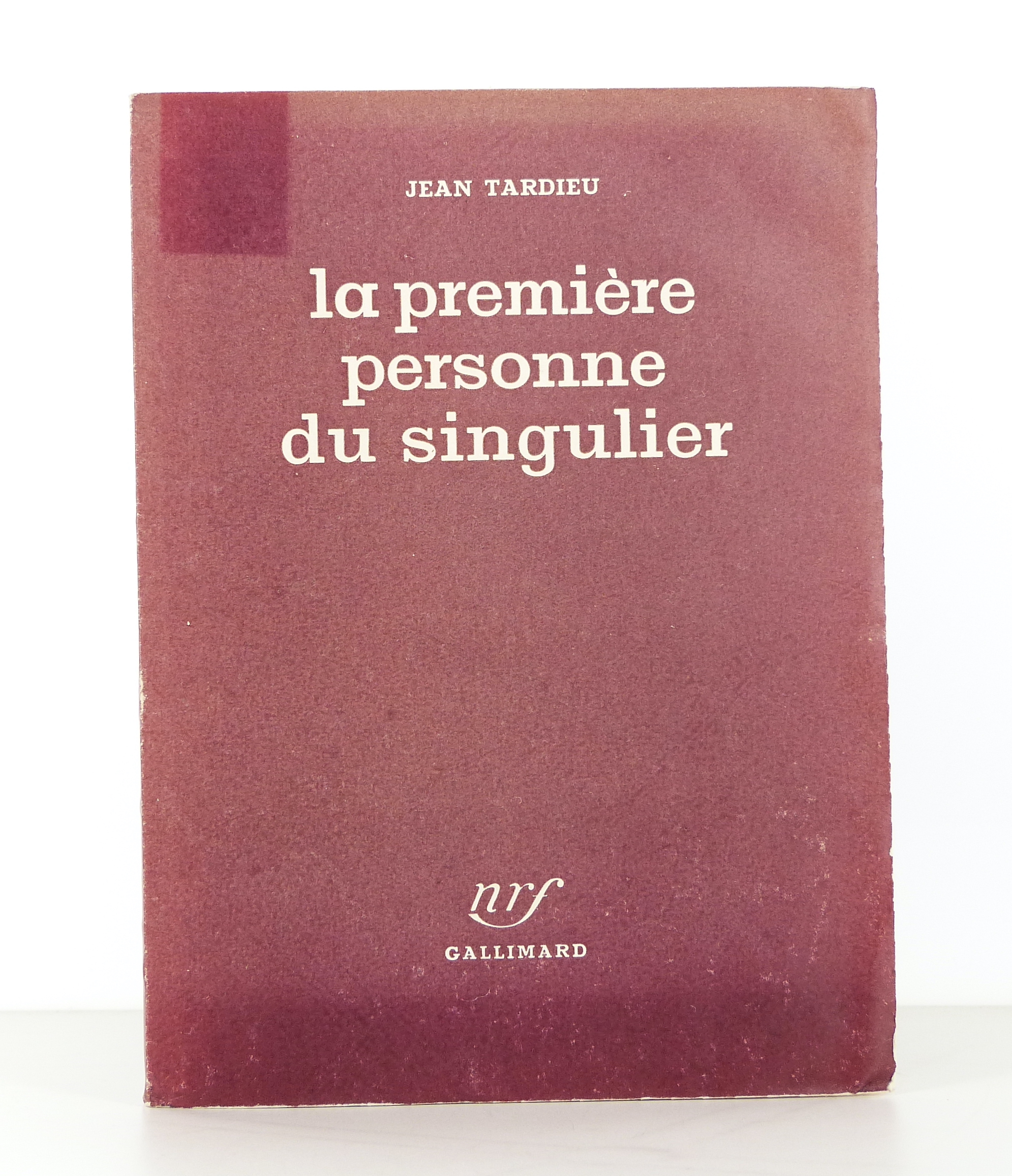 La première personne du singulier