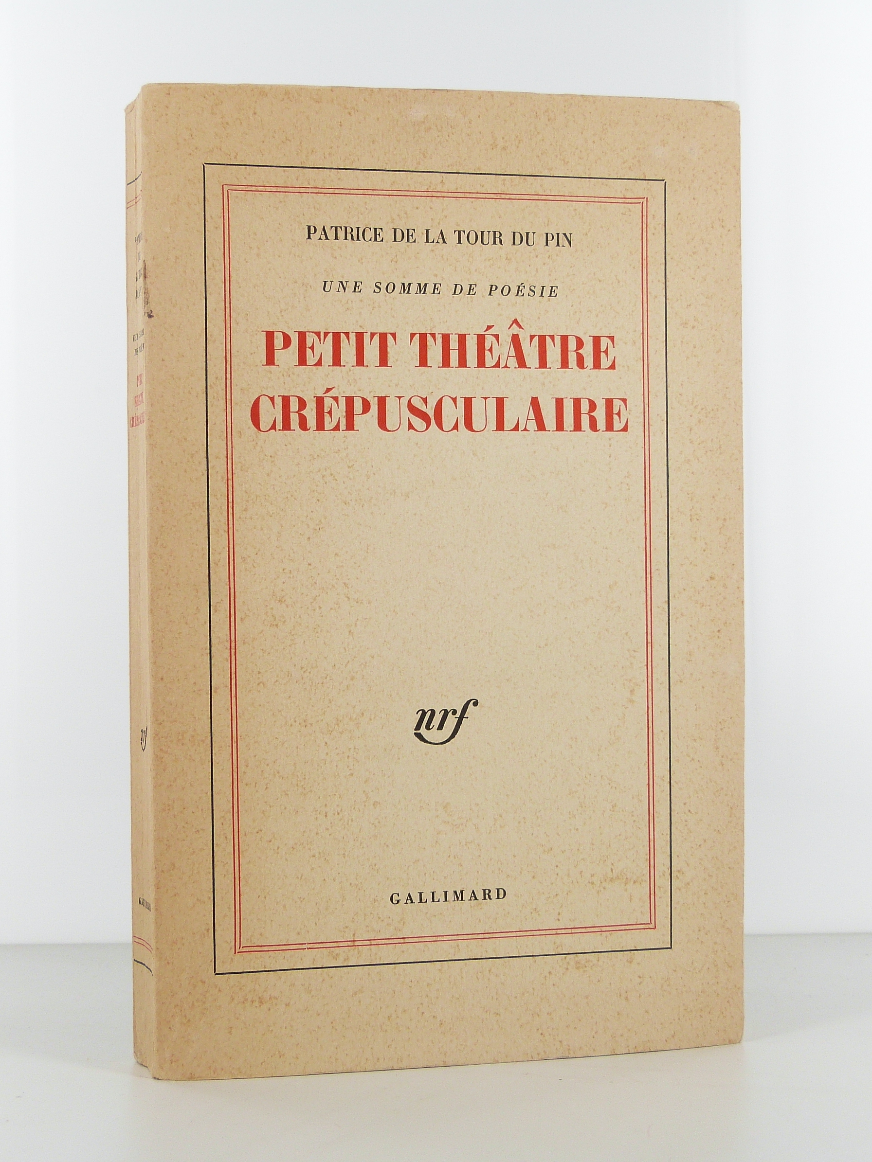 Petit théâtre crépusculaire