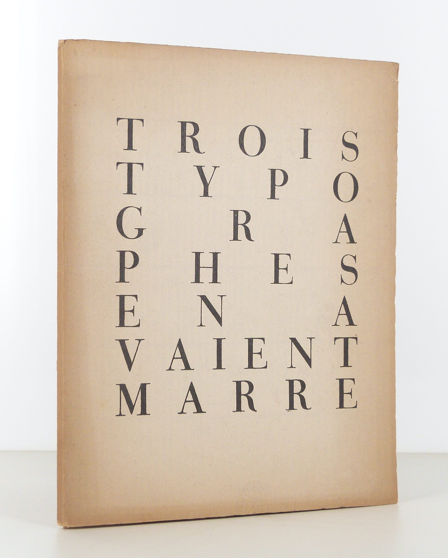 Trois typographes en avaient marre